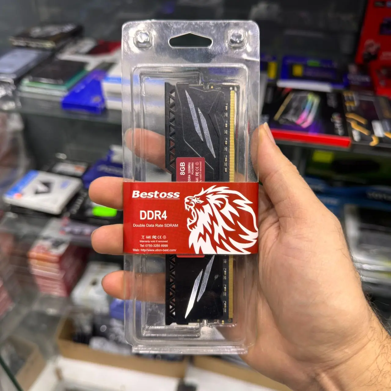 RAM DDR4 BESTOSS 8GB 3200 MHZ BLACK